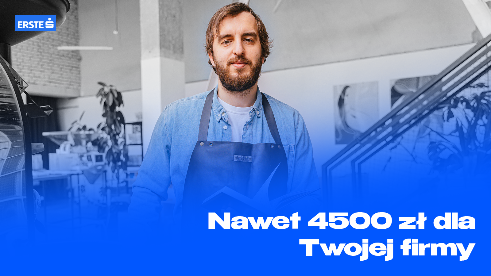 Konto firmowe Erste z premią 4500zł